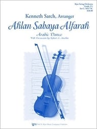 cover Ahlan Sabaya Alfarah Orchestra sheet music cover